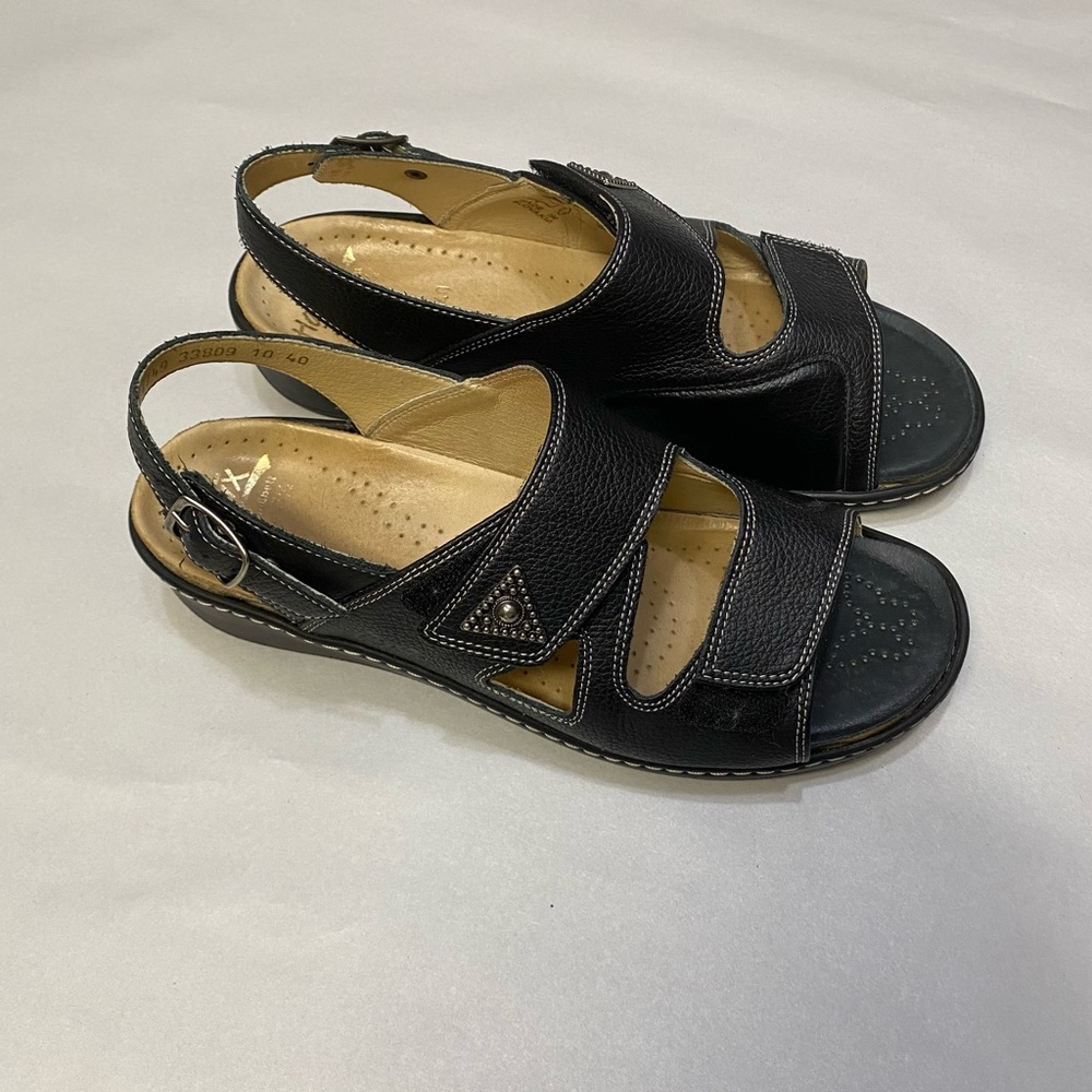 Fidelio Women’s Hallux Fabia Sling Sandals Size 9 Leather Sole Orthotic Support